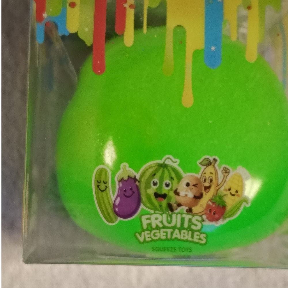 Unbranded Squeeze Toy Unisex OS Green New Fruits Vegetables Sensory Fidget Toy